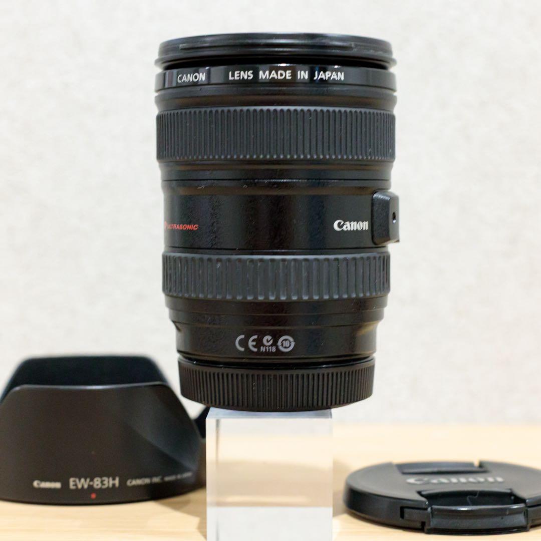 完動品 ★ EF 24-105mm F4 L IS USM ★フード付き