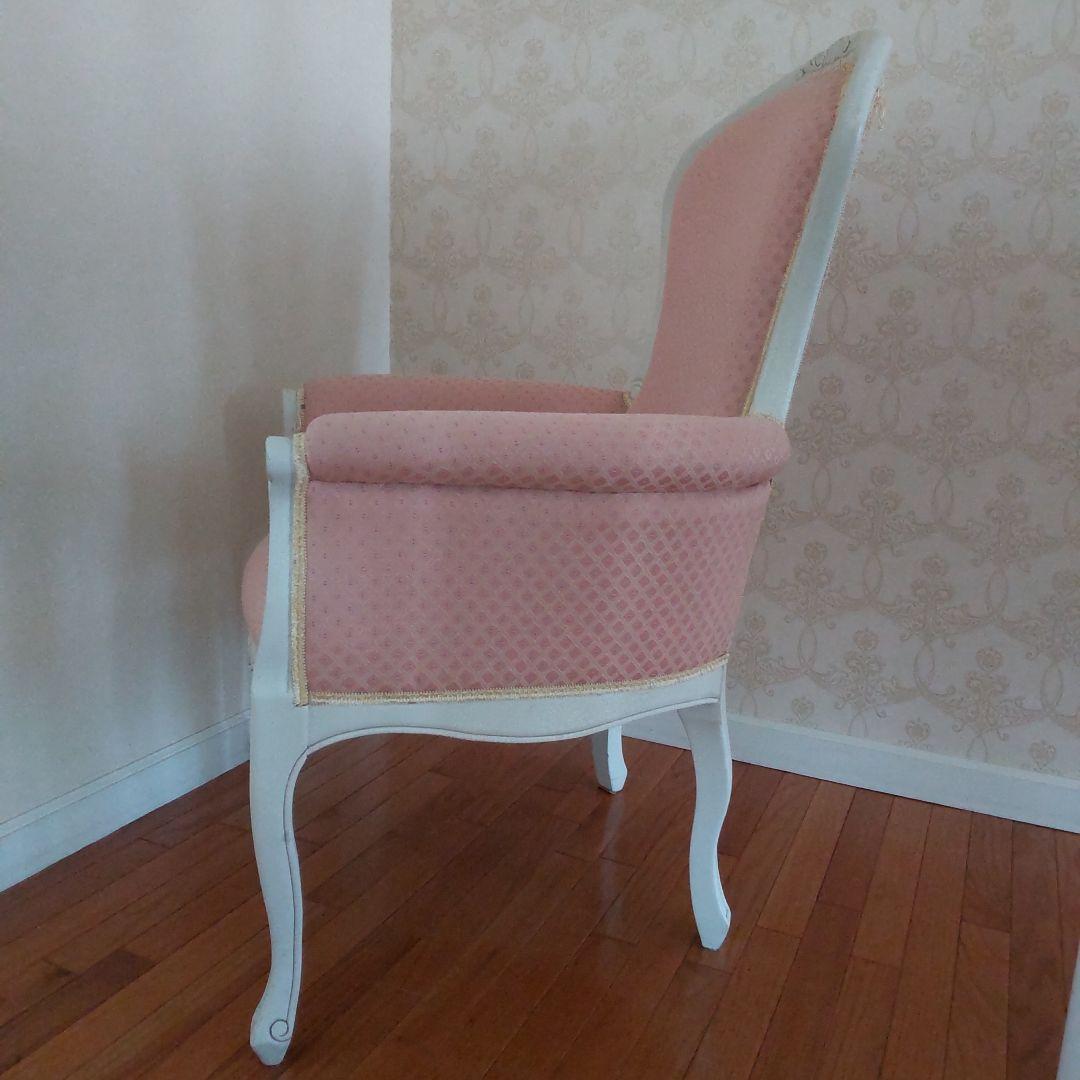 メリー クラシック ピンク プリンセスチェア 椅子