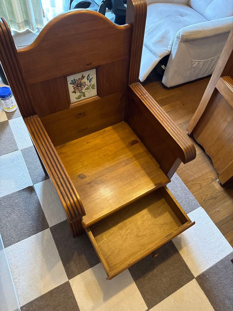 【希少】 ACTUS アクタス バレンシア 椅子 収納付 スペイン製　カントリー