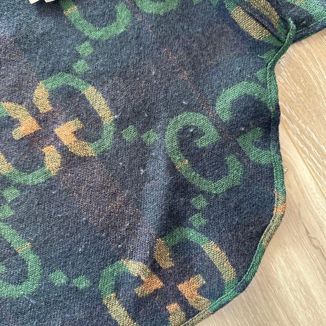 ⚠️専用⚠️GUCCI ビッグロゴ　緑×チェックシャツ