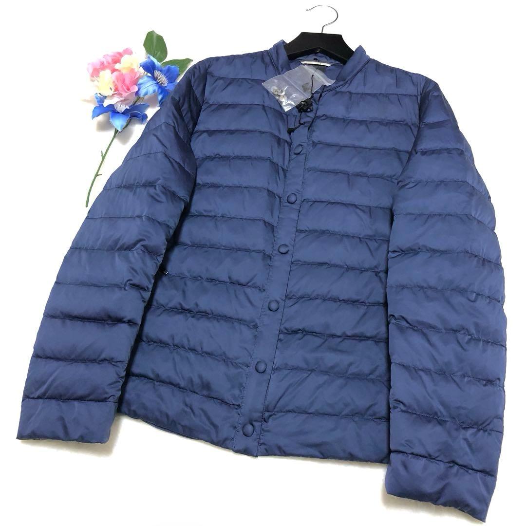 新品タグ付✨　マックスマーラ　ダウンジャケット　ライトダウン　ネイビー　42