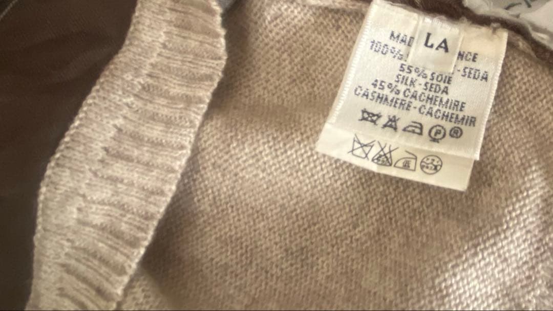 エルメスカシミヤシルクセーター