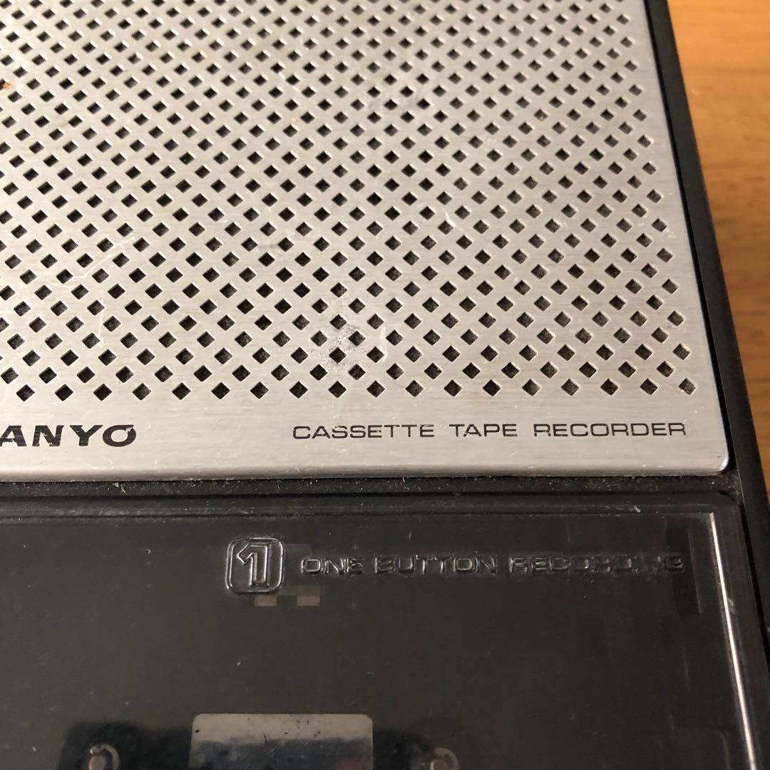 昭和レトロSANYOカセットレコーダー海外仕様　220V激レア初代物稼働品