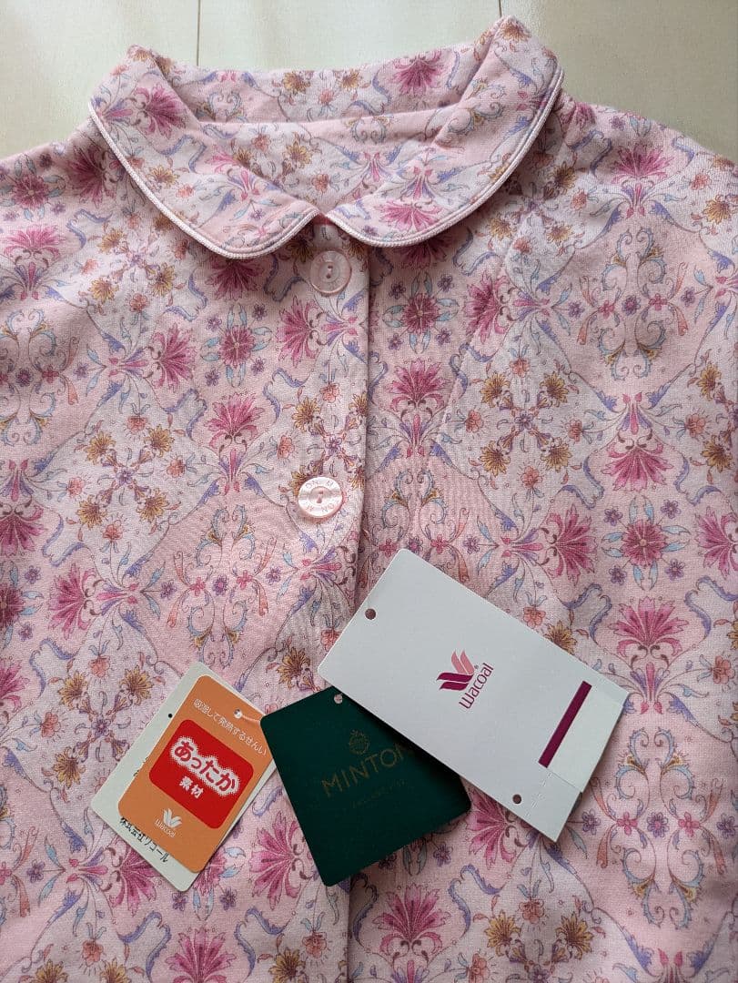 ミントン パジャマ L 吸湿発熱 あったか ワコール