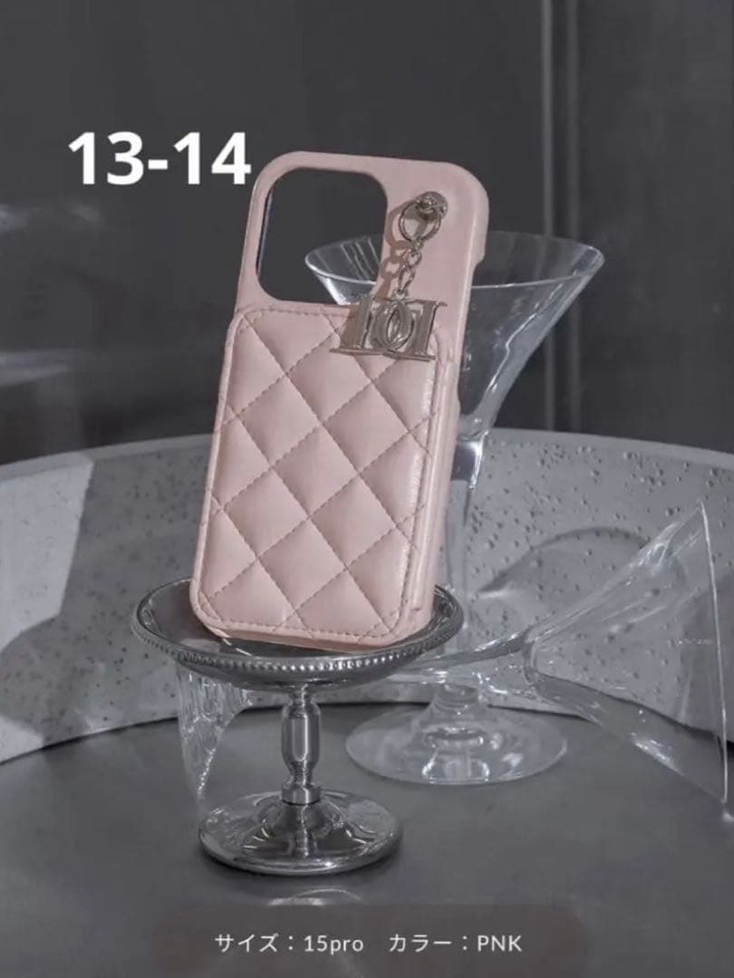 Darich キルティングミラーDDチャーム iPhone13/14