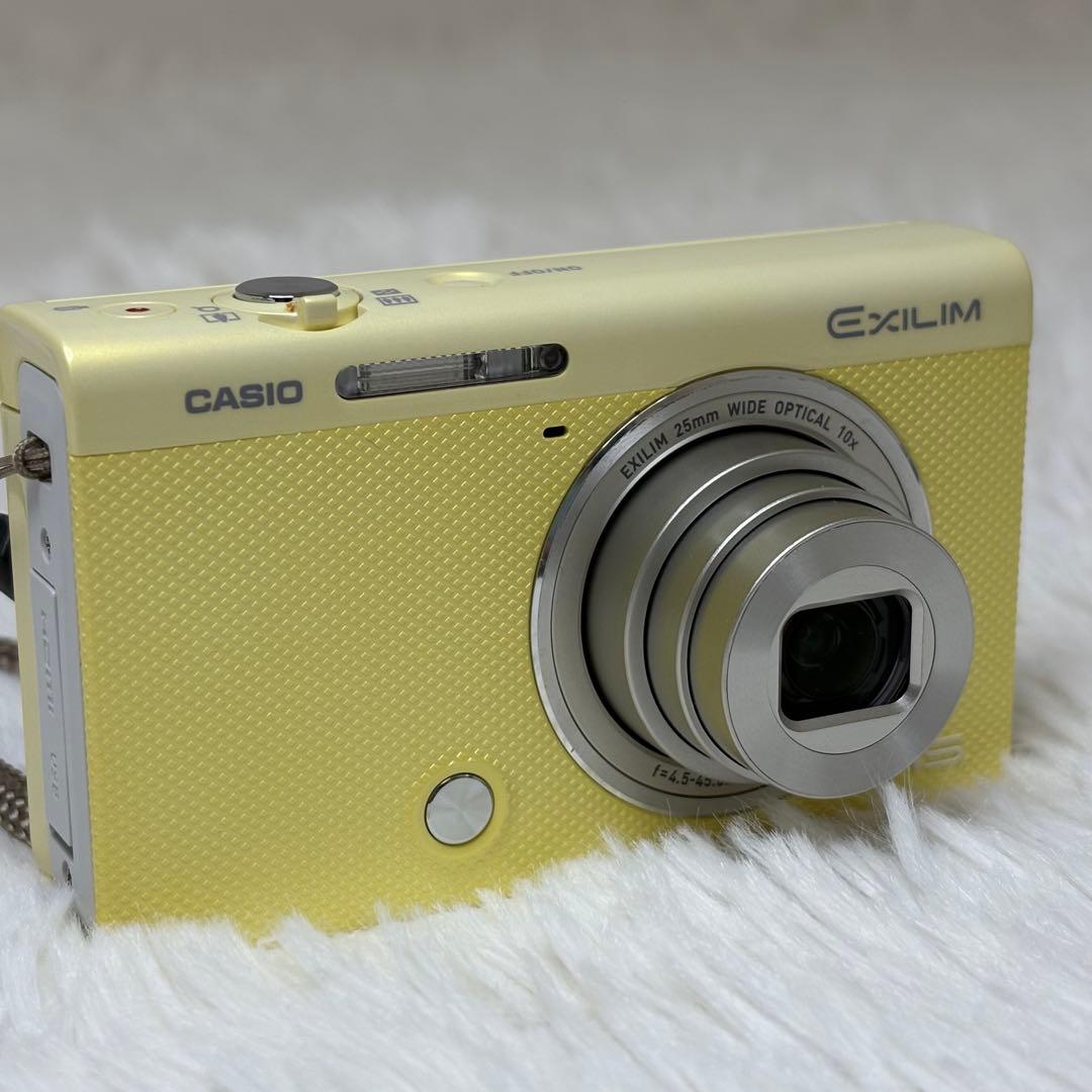 CASIO カメラ　EX-ZR70 充電器　説明書　イエロー コンデジ　動作品