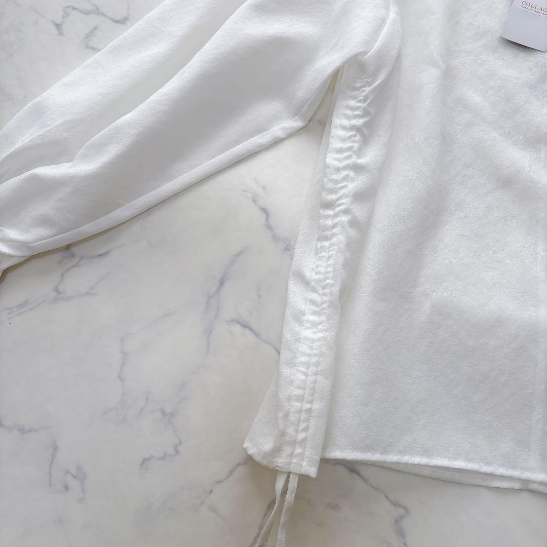 【タグ付】25SS コラージュ ガリャルダガランテ ジップドロストブラウス