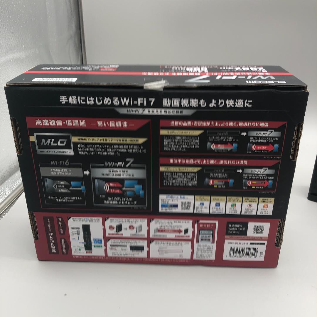 ELECOM　エレコム　Wifiルーター　ブラック　WRC-BE36QS　K