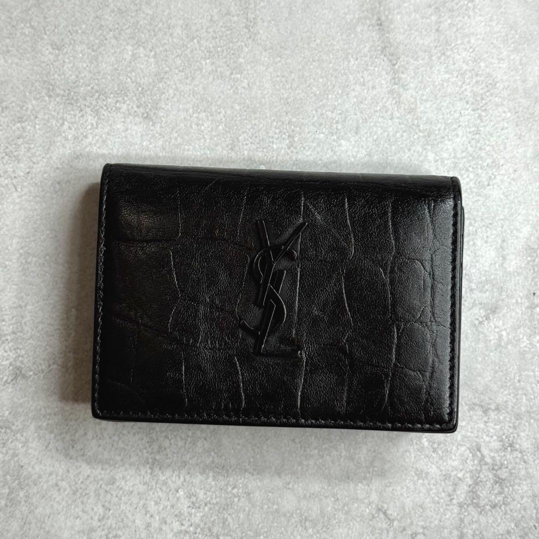 SAINT LAURENT サンローラン / カサンドラクロコカードホルダー