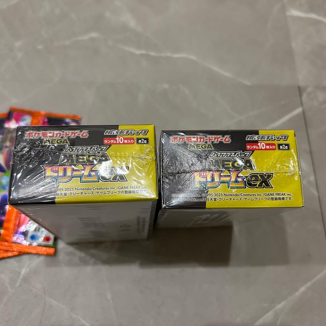 新品 シュリンク付き メガドリームex おまけ3パック付き