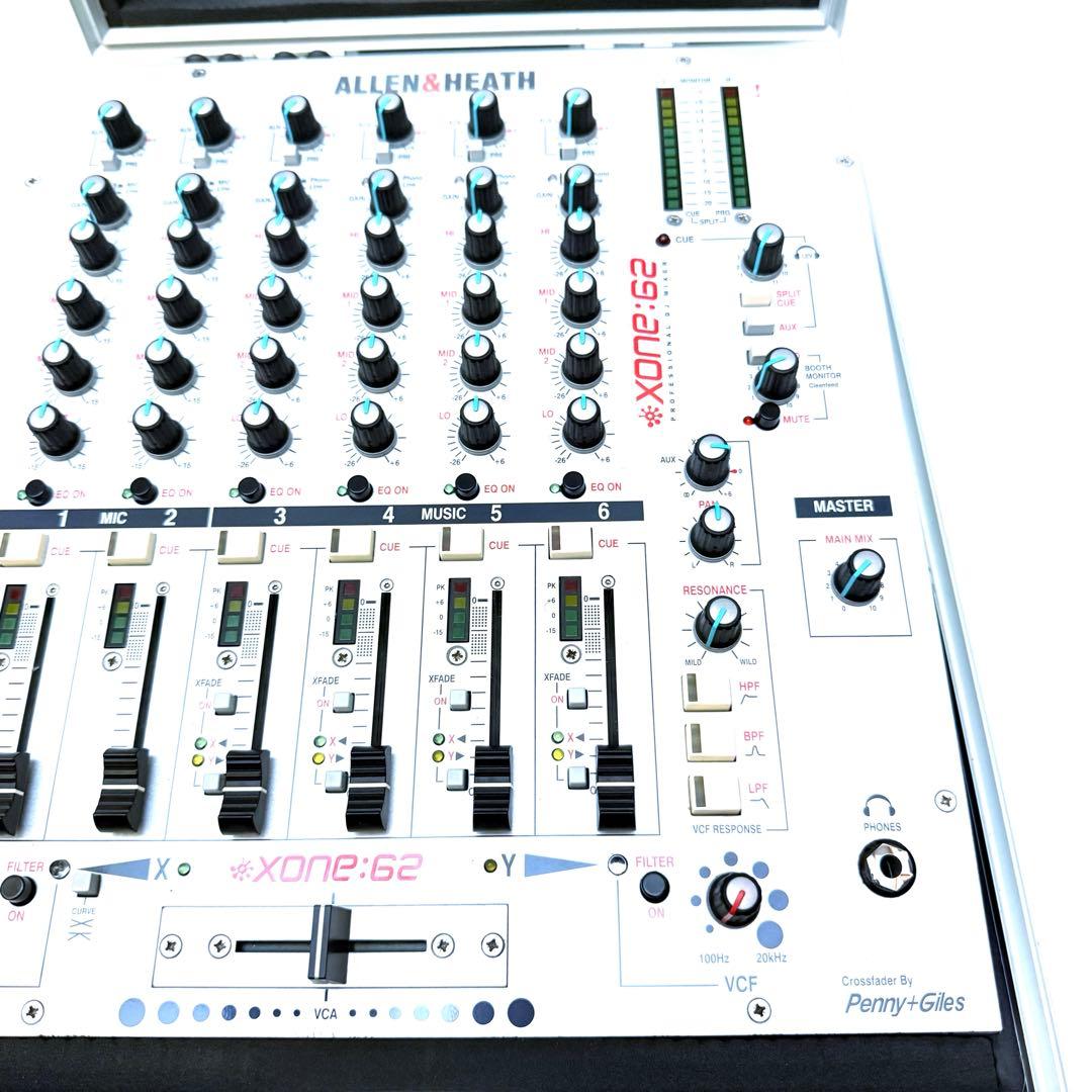【美品】ALLEN&HEATH XONE：62 DJミキサー ハードケース付