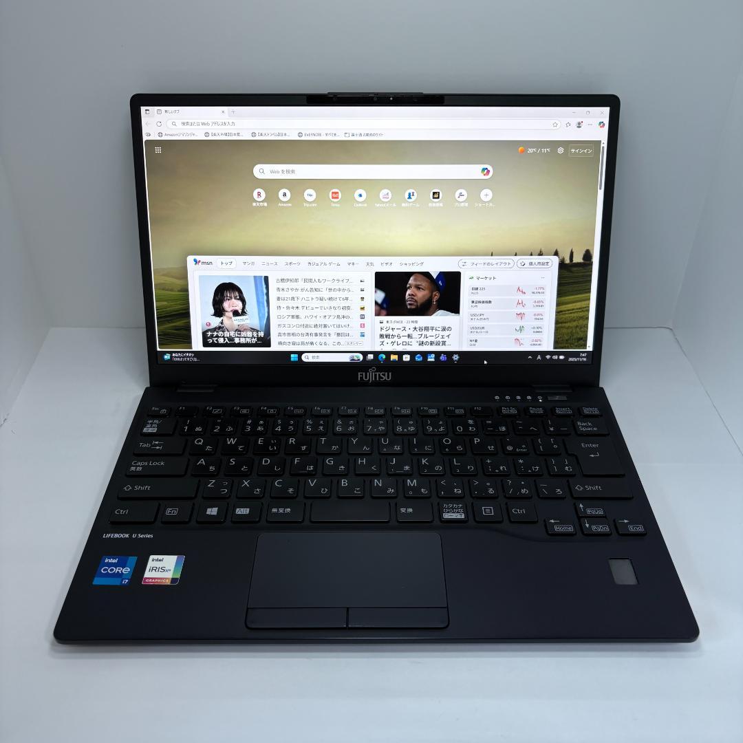 富士通 LIFEBOOK U9311/F 第11世代i7/16GB/512GB