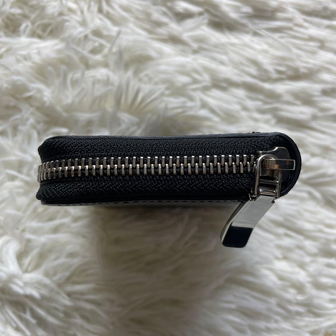 ペッレモルビダ ケース 財布 ラウンドファスナー サフィアーノ ブラック