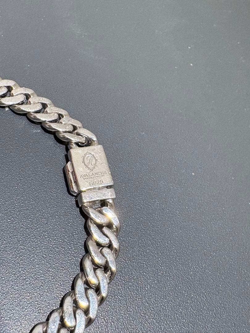 AVALANCHE マイアミブレスレット　アヴァランチ　幅7mm 長さ19cm