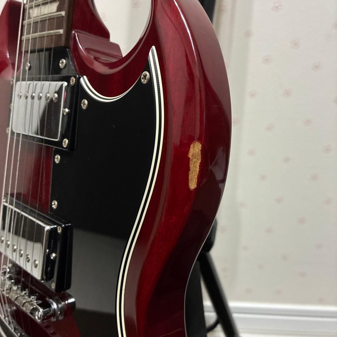 【ソフトケース付き】エピフォン　SG epiphone 赤　【2006年製】