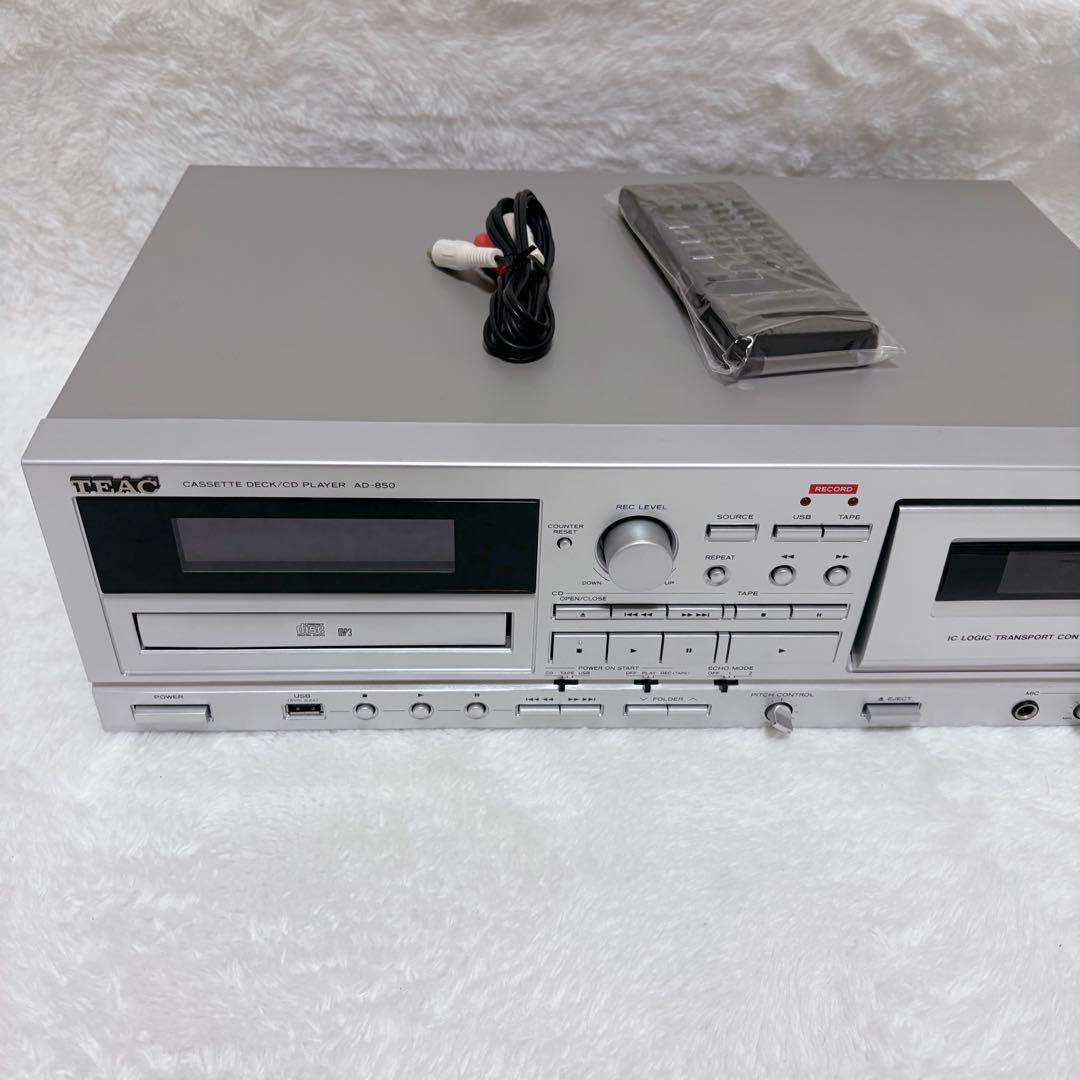 【美品】TEAC ティアック AD-850 カセットデッキ/CDプレーヤー
