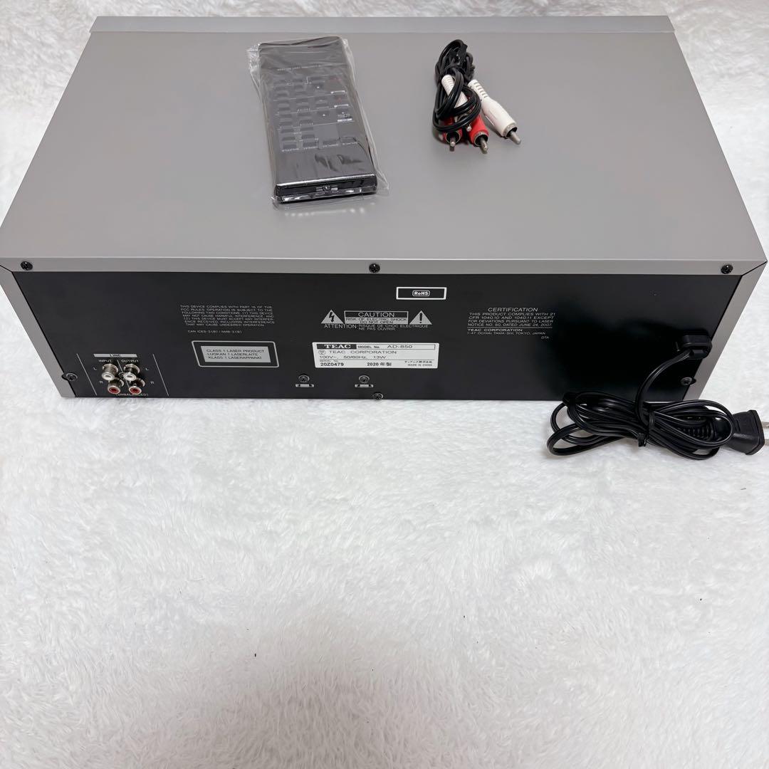【美品】TEAC ティアック AD-850 カセットデッキ/CDプレーヤー