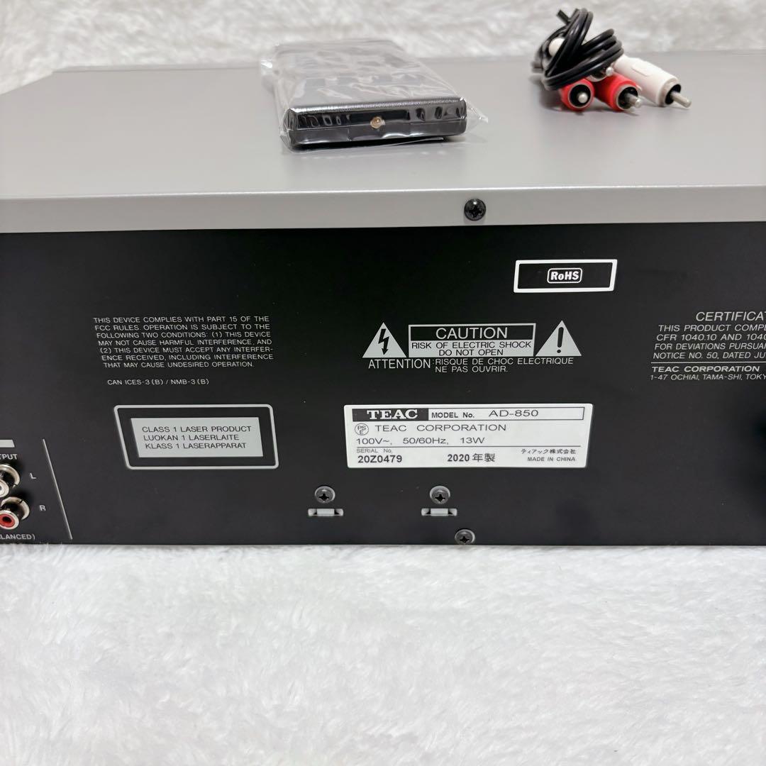 【美品】TEAC ティアック AD-850 カセットデッキ/CDプレーヤー