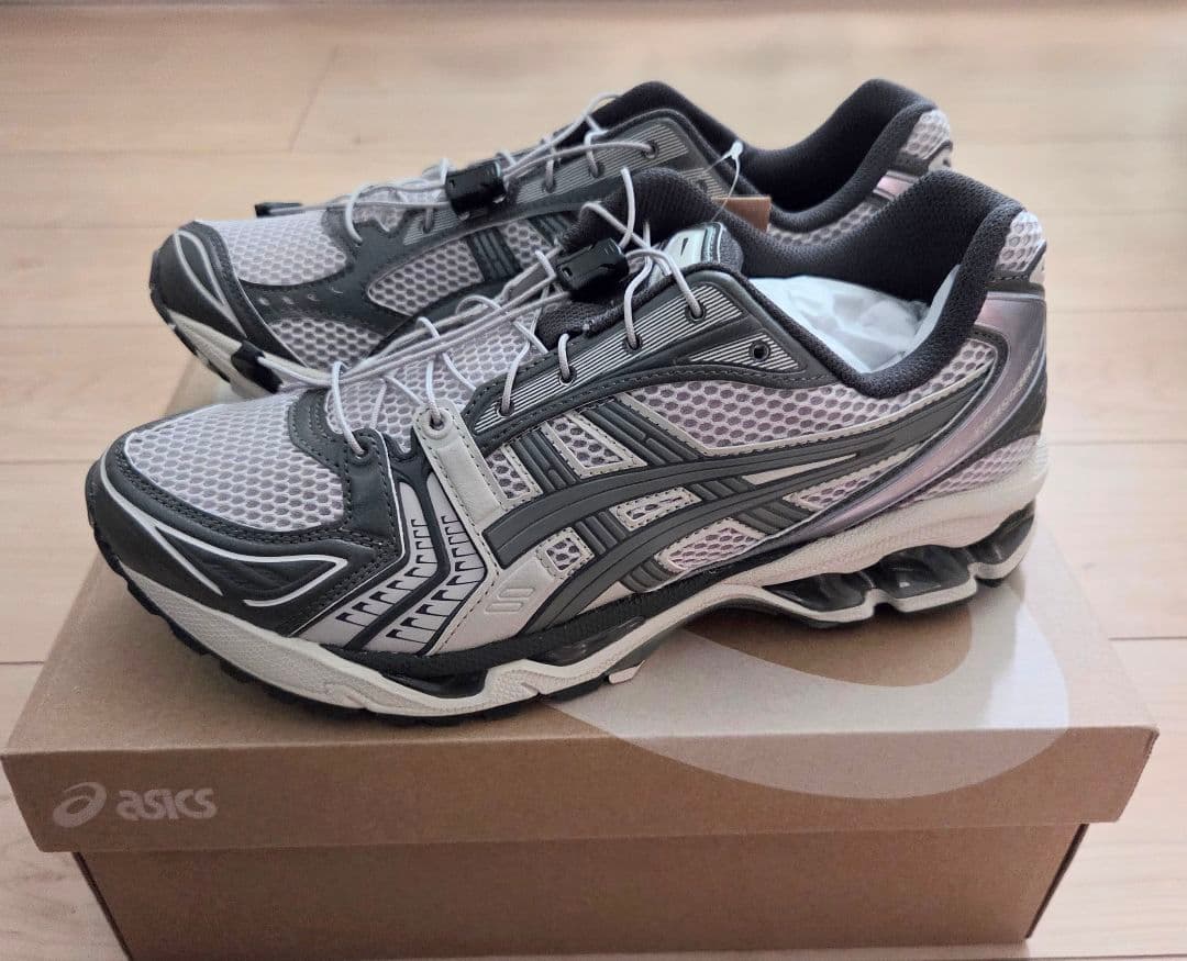 [新品]ASICS ゲルカヤノ14 Oyster Grey/Clay Grey