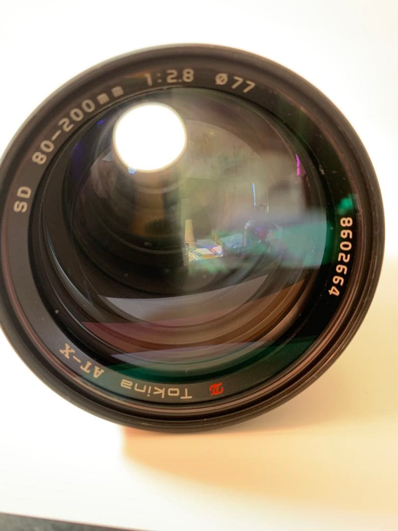 ニコンFマウントのトキナーズームレンズ80-200mm f/2.8