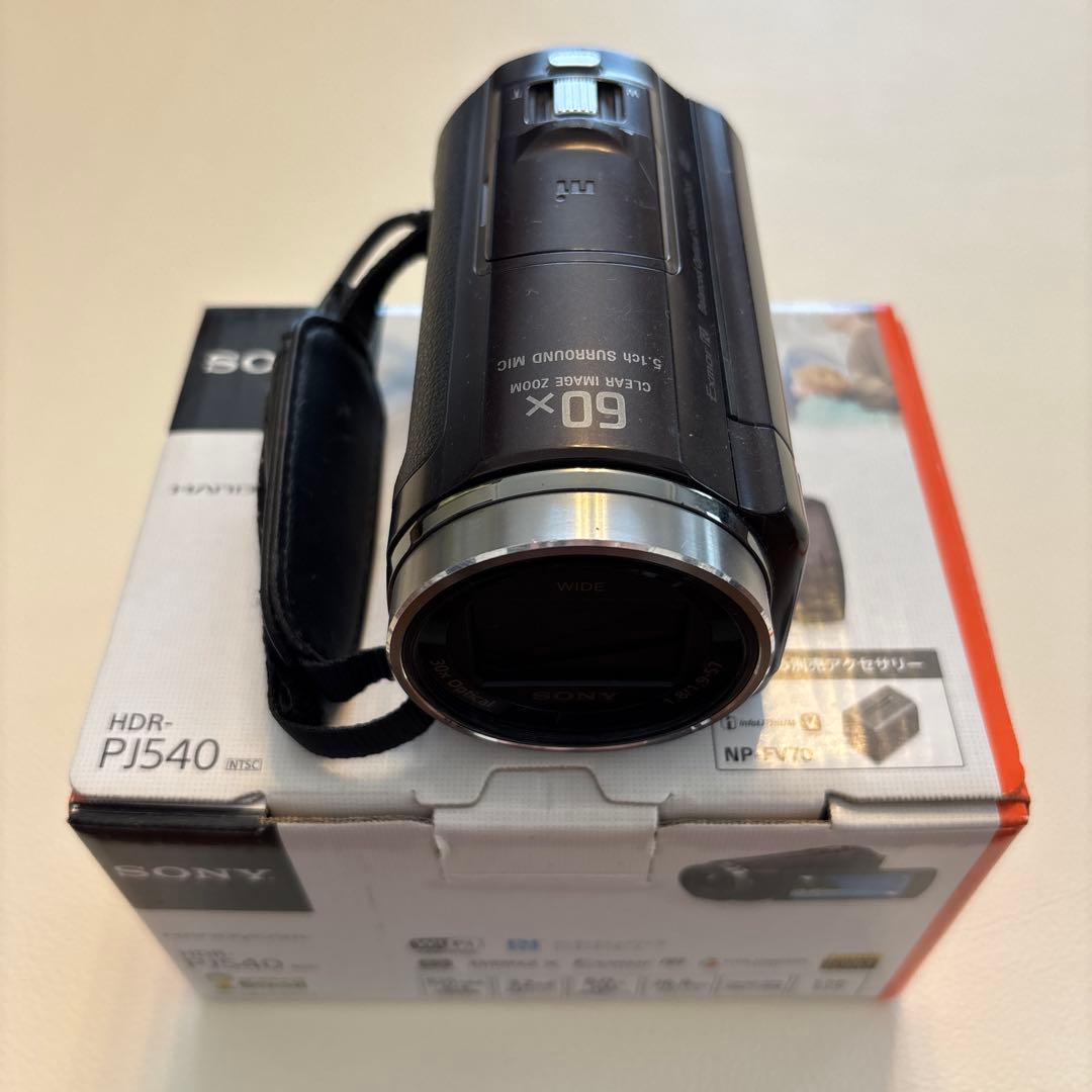 SONY HDR-PJ540 ビデオカメラ 本体　おまけつき