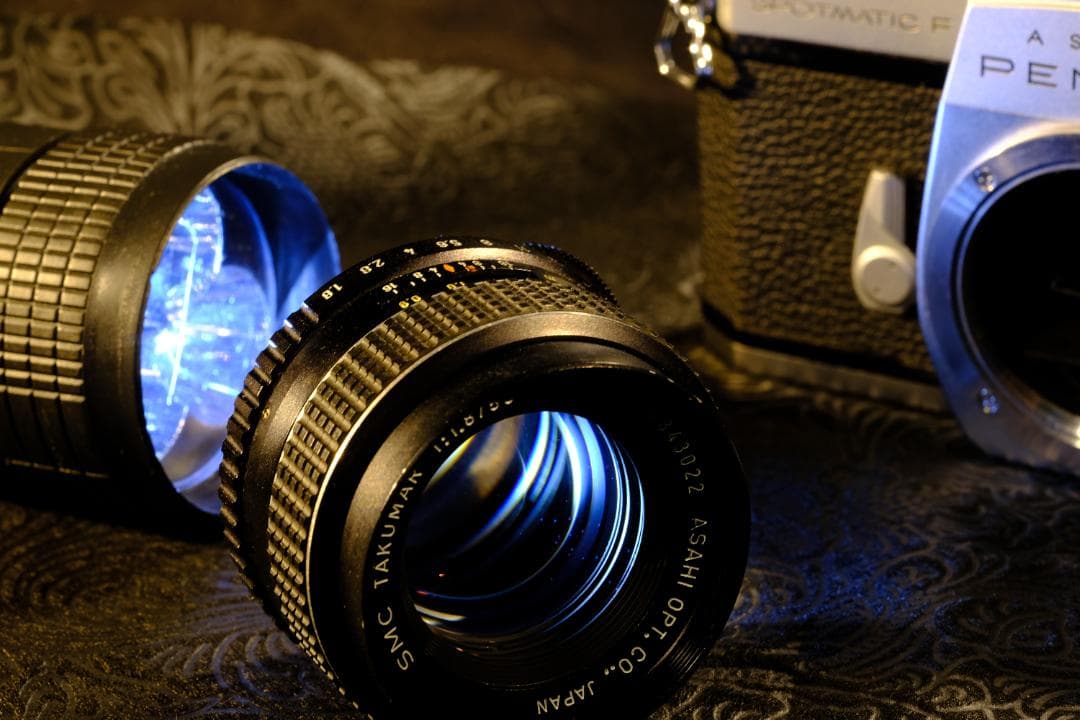 Pentax SPF + SMC 55mm最終 & 105mm 完動品