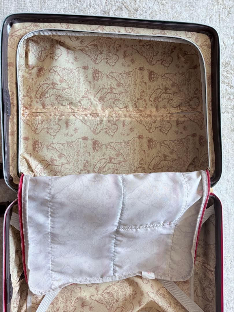 【完売品　値下げ】WORLD Trunk/BR地図柄トランクケース