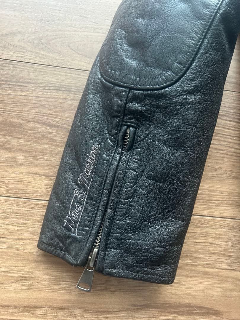 2/8まで限定価格　希少　レア　DEUS 本革　リアルレザー シングルライダース