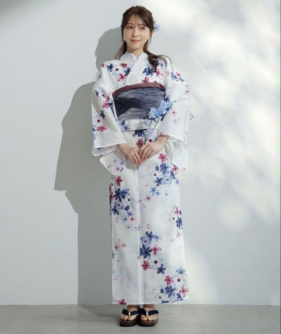 Dita 浴衣3点セット 水彩の京ならべ