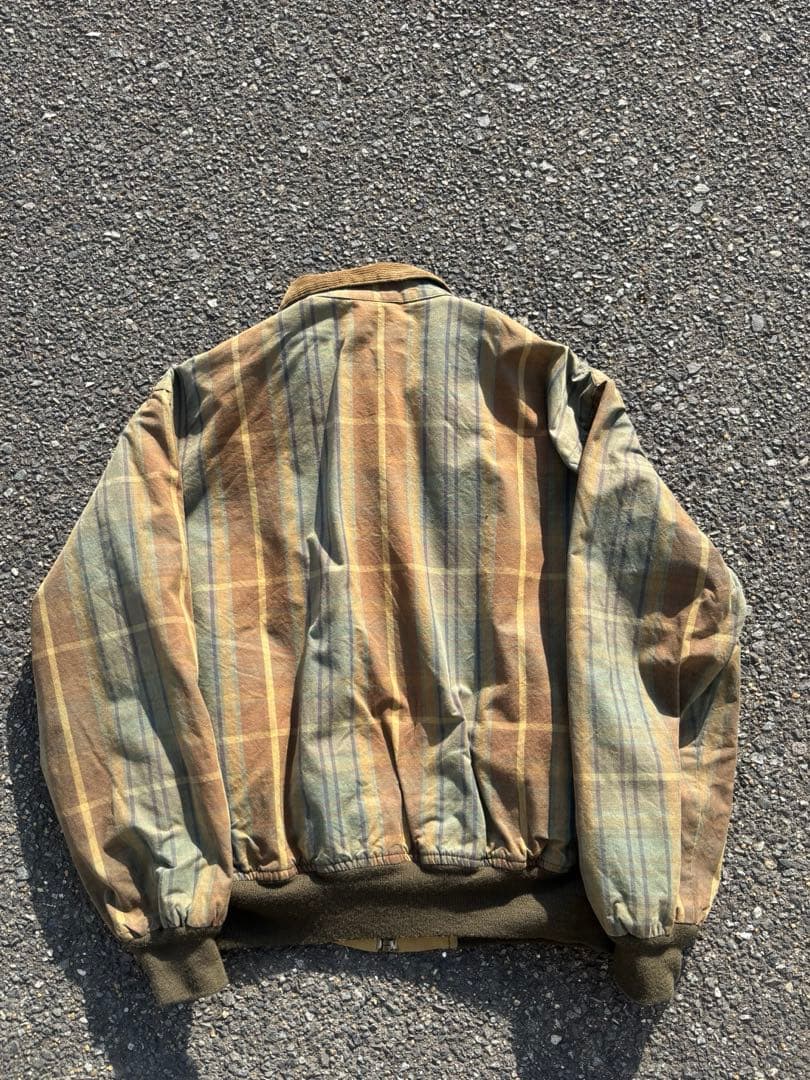 90s ポロ ラルフローレン オイルドジャケット コーデュロイ襟