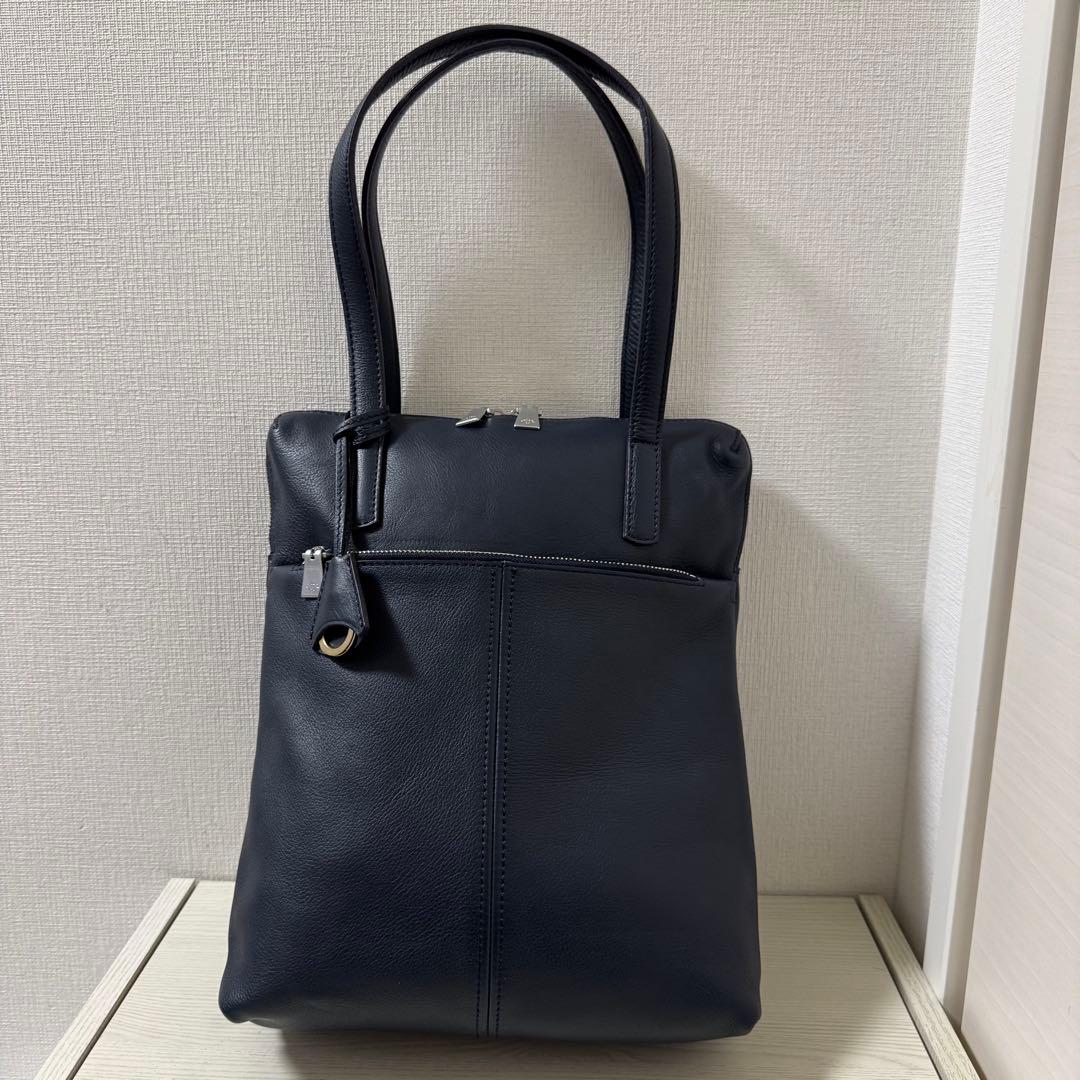 【新品同様】定価35,200円 aniary アニアリ トートバッグ ネイビー