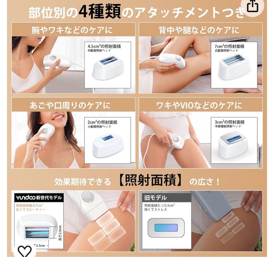 YUNDOO 家庭用脱毛器
