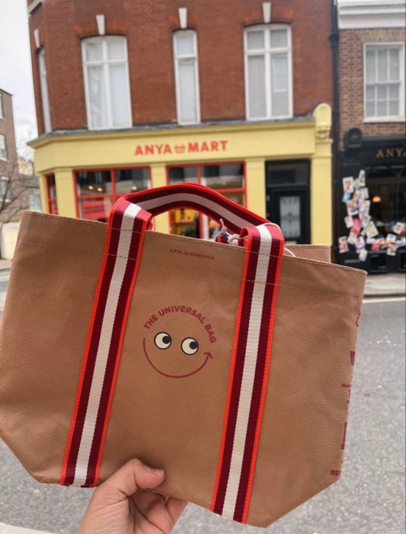 ロンドン アニヤハインドマーチ ミニユニバーサル トートバッグ エコバッグ