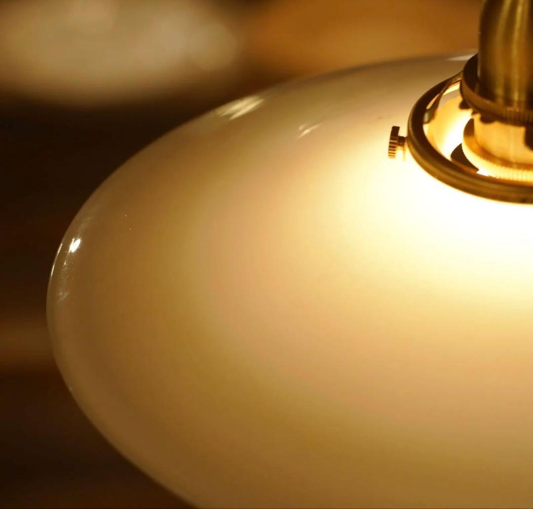 ミルクガラス｜ペンダントライト｜ビンテージ