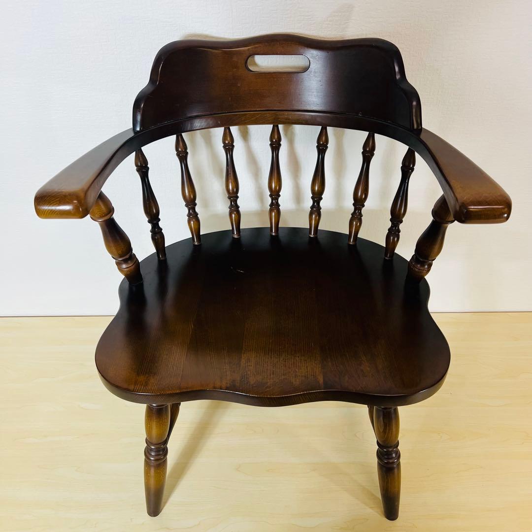 飛騨産業 キツツキ ダイニングチェア アンティーク イス 椅子 アームチェア