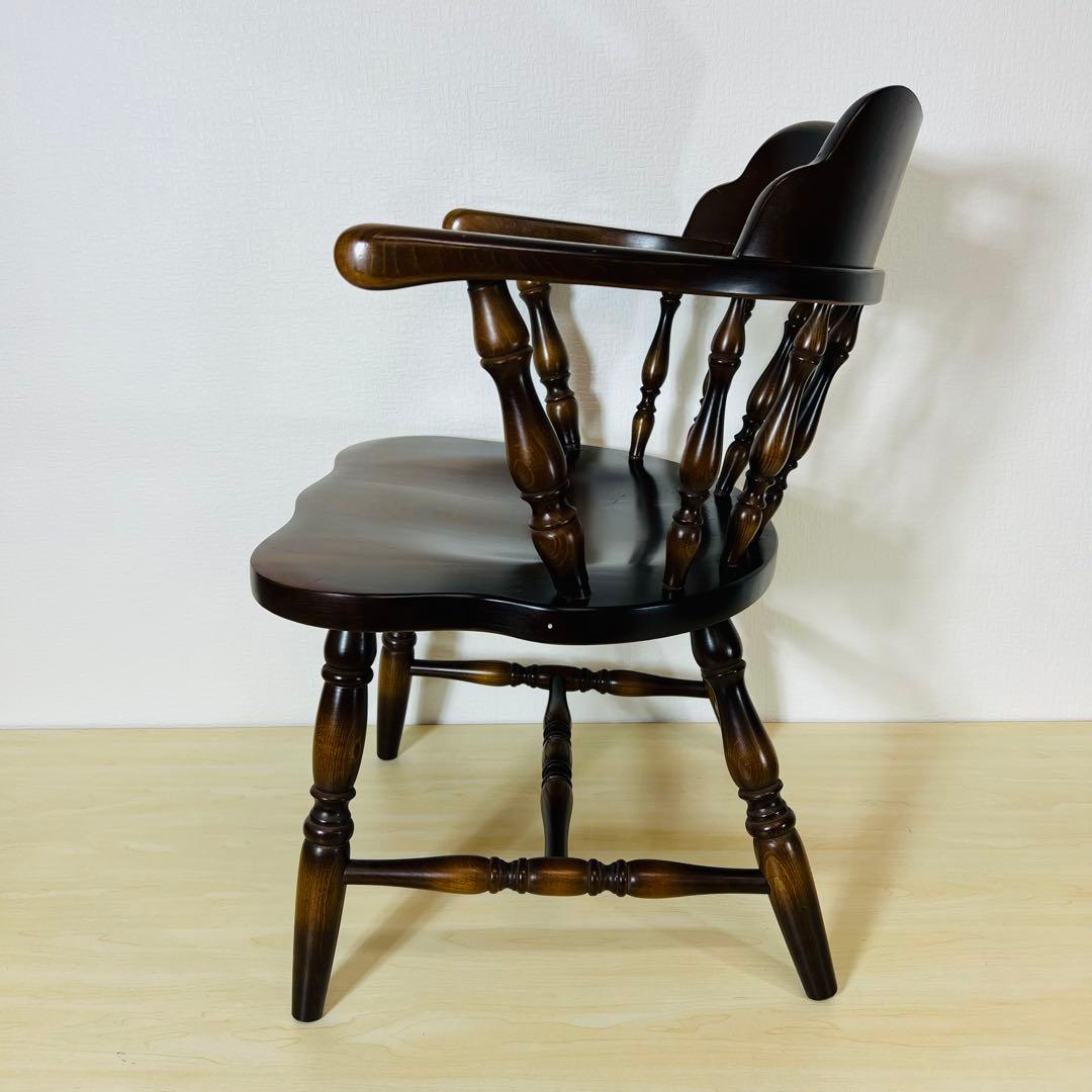 飛騨産業 キツツキ ダイニングチェア アンティーク イス 椅子 アームチェア