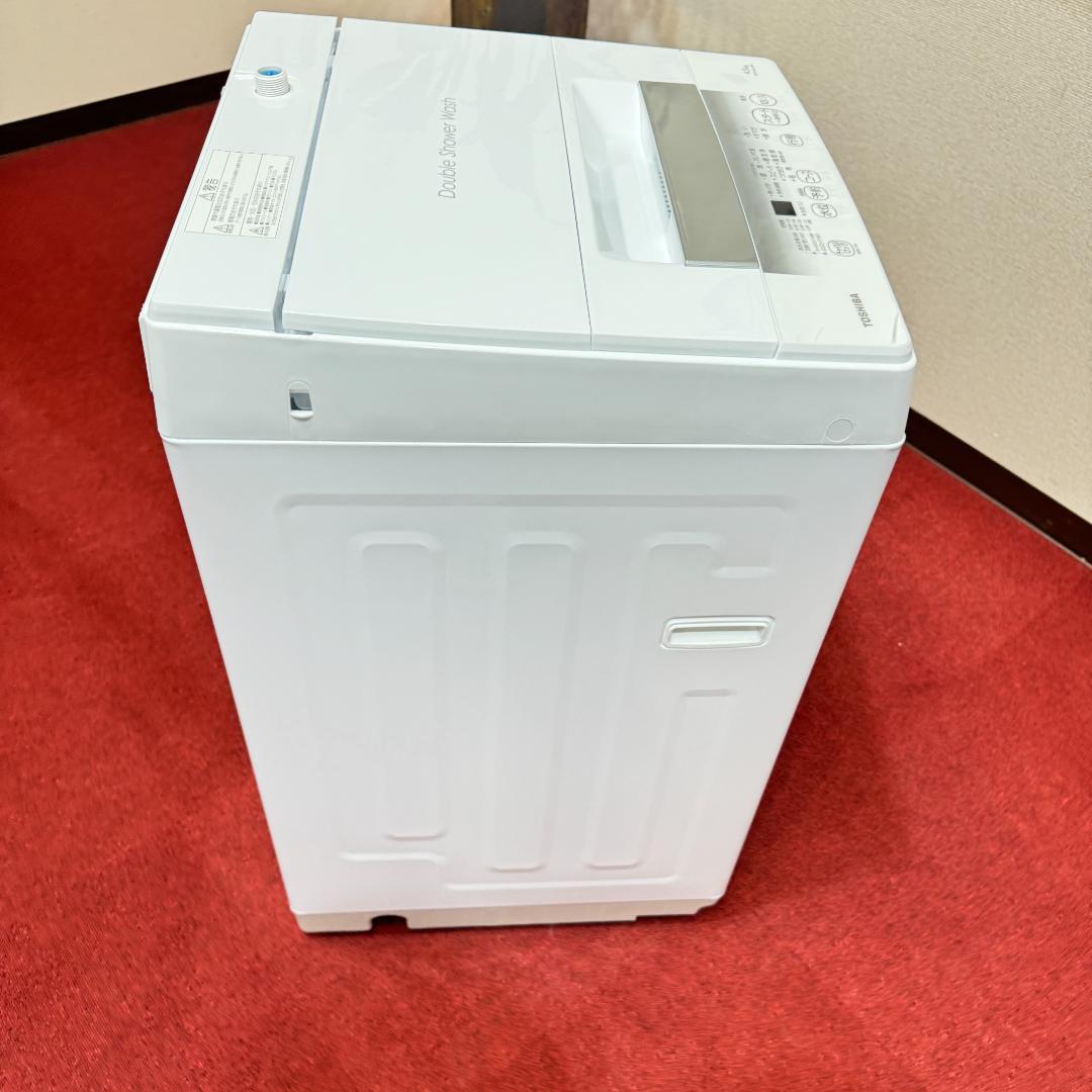 東京23区送料無料　超美品東芝4.5㎏　縦型洗濯機　2024年製　未使用に近い！