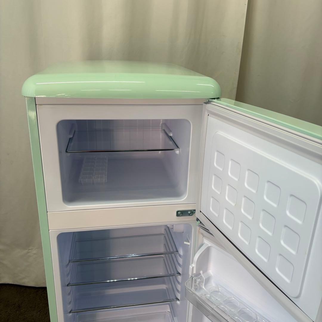 985　アイリスオーヤマ　冷蔵庫　一人暮らし　レトロ　設置無料　綺麗　安い‼️