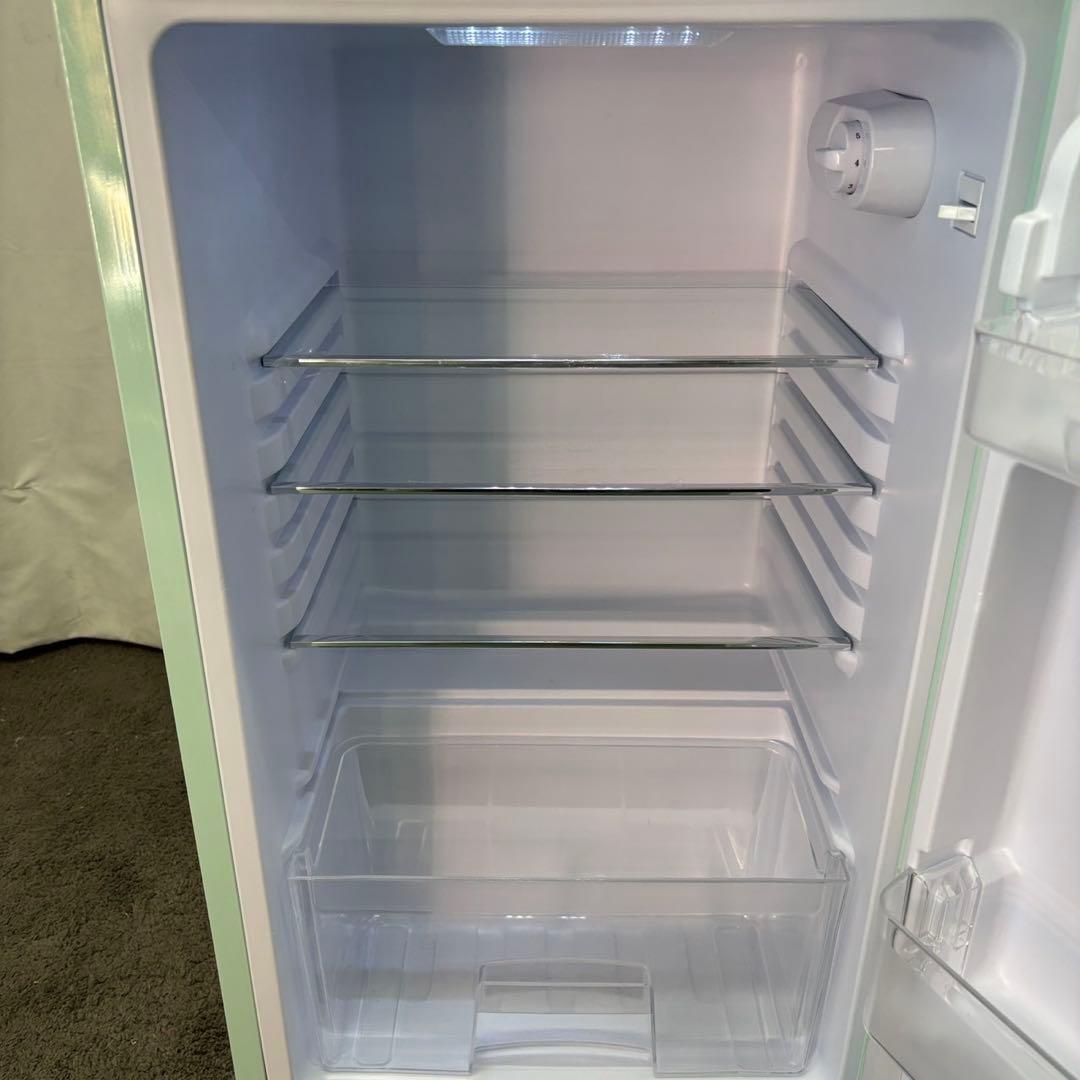 985　アイリスオーヤマ　冷蔵庫　一人暮らし　レトロ　設置無料　綺麗　安い‼️