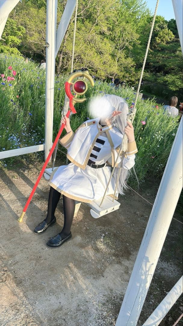 フリーレン 衣装 ウィッグ 杖