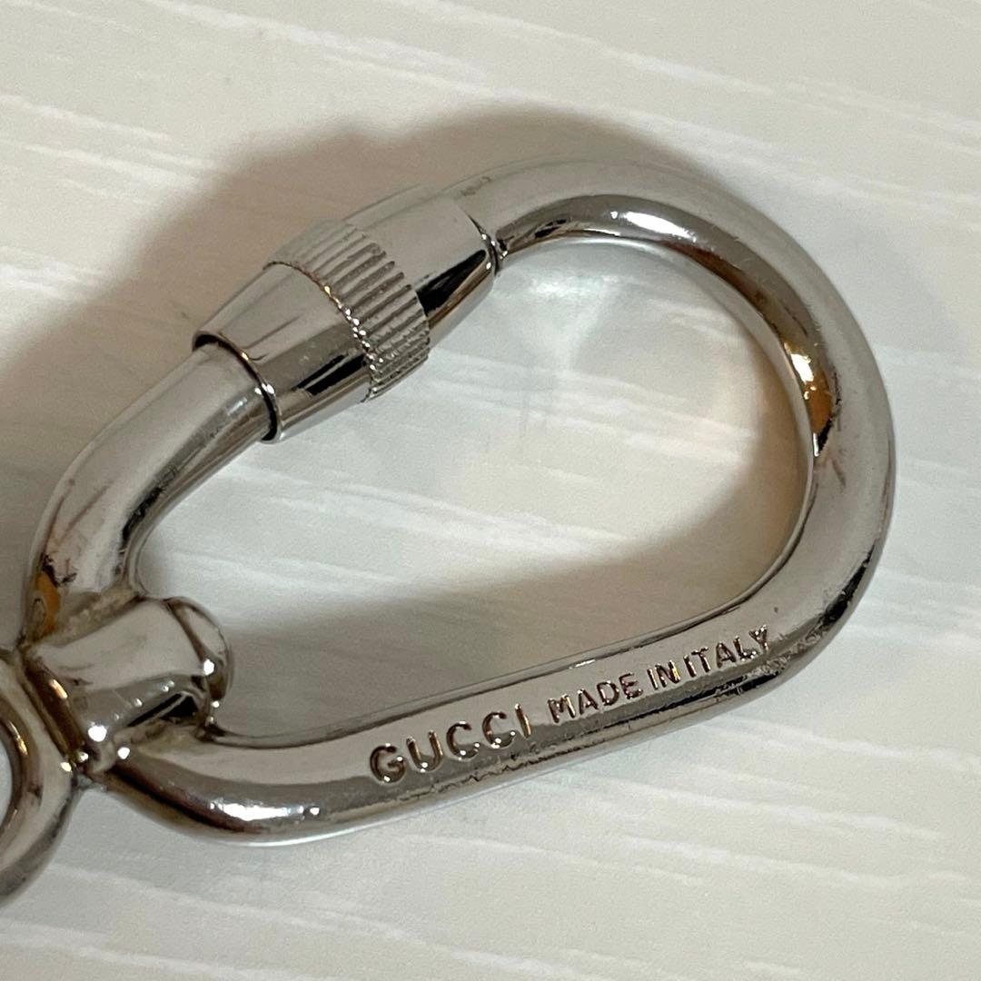 グッチ GUCCI キーホルダー　キーリング　カラビナ シルバー