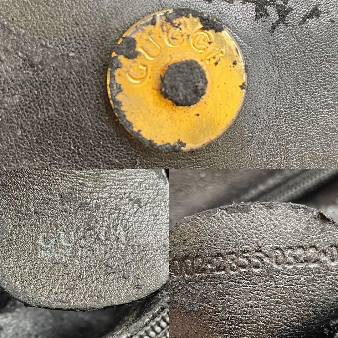 特価✨ GUCCI グッチ バンブー 2way トートバッグ ブラック レザー