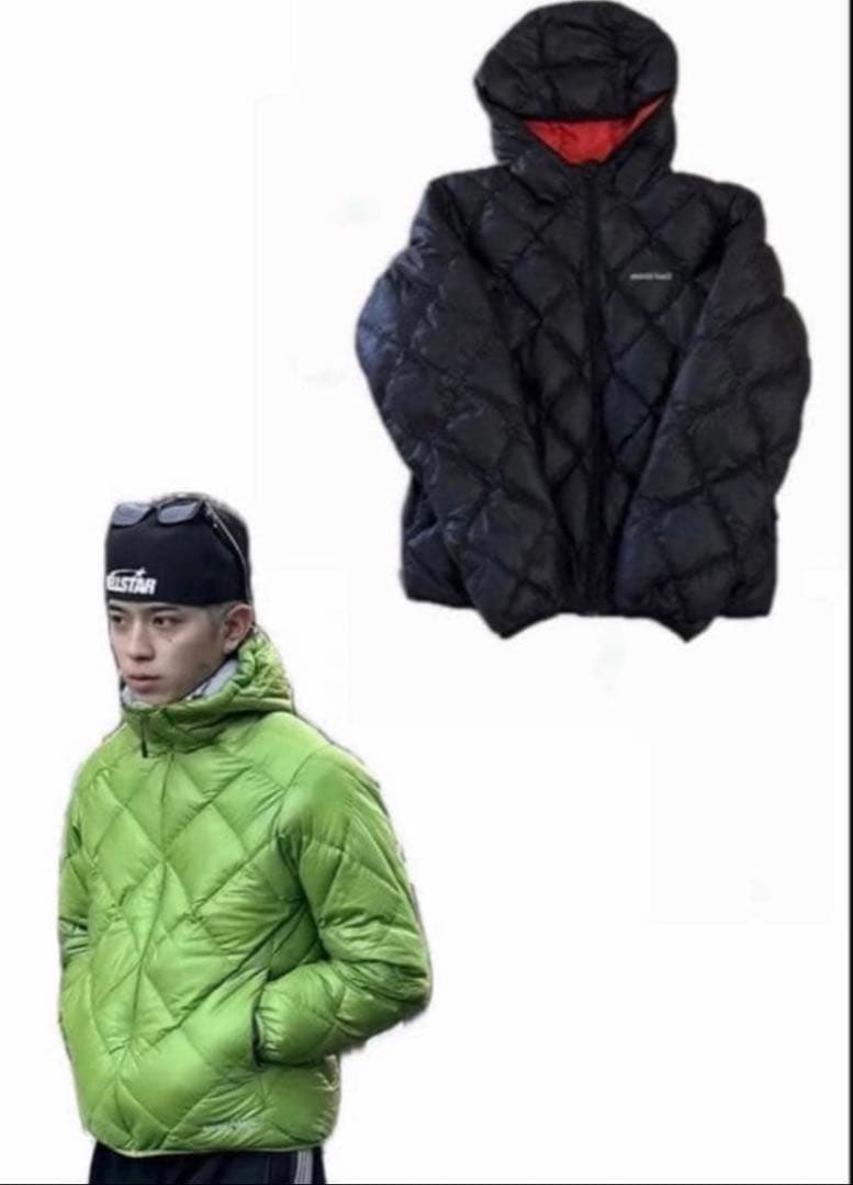 【超希少‼️】mont-bell ダウンジャケット キルティング　リバーシブル