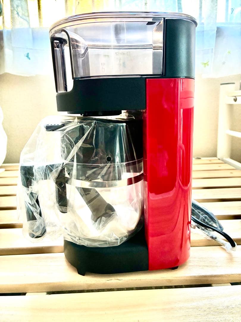 【新品未使用】TIGER ドリップ式コーヒーメーカー ACK-A型 レッド（取説