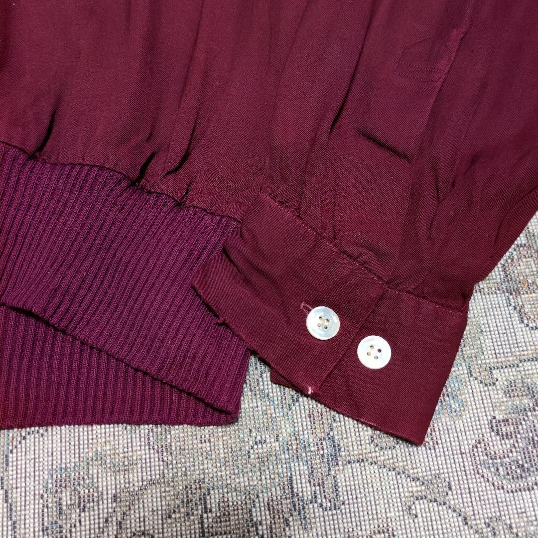 50s McGREGOR レーヨンギャバ リブシャツ ロカビリー 古着