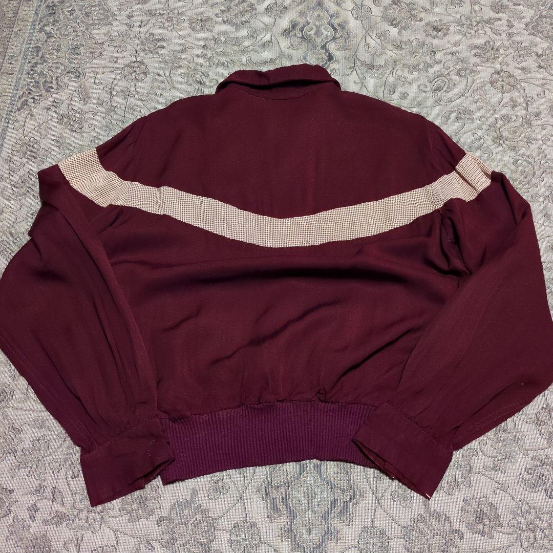 50s McGREGOR レーヨンギャバ リブシャツ ロカビリー 古着