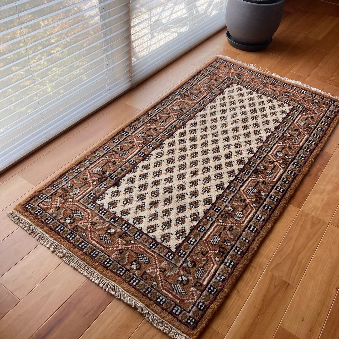 ヴィンテージラグ　トライバルラグ インド　ボテ