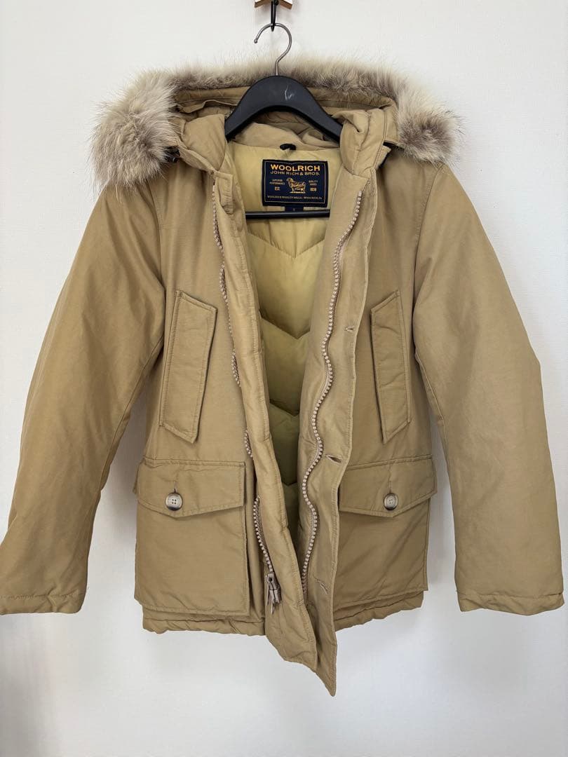 WOOLRICH アークティック パーカー ダウン ジャケット コヨーテ ファー