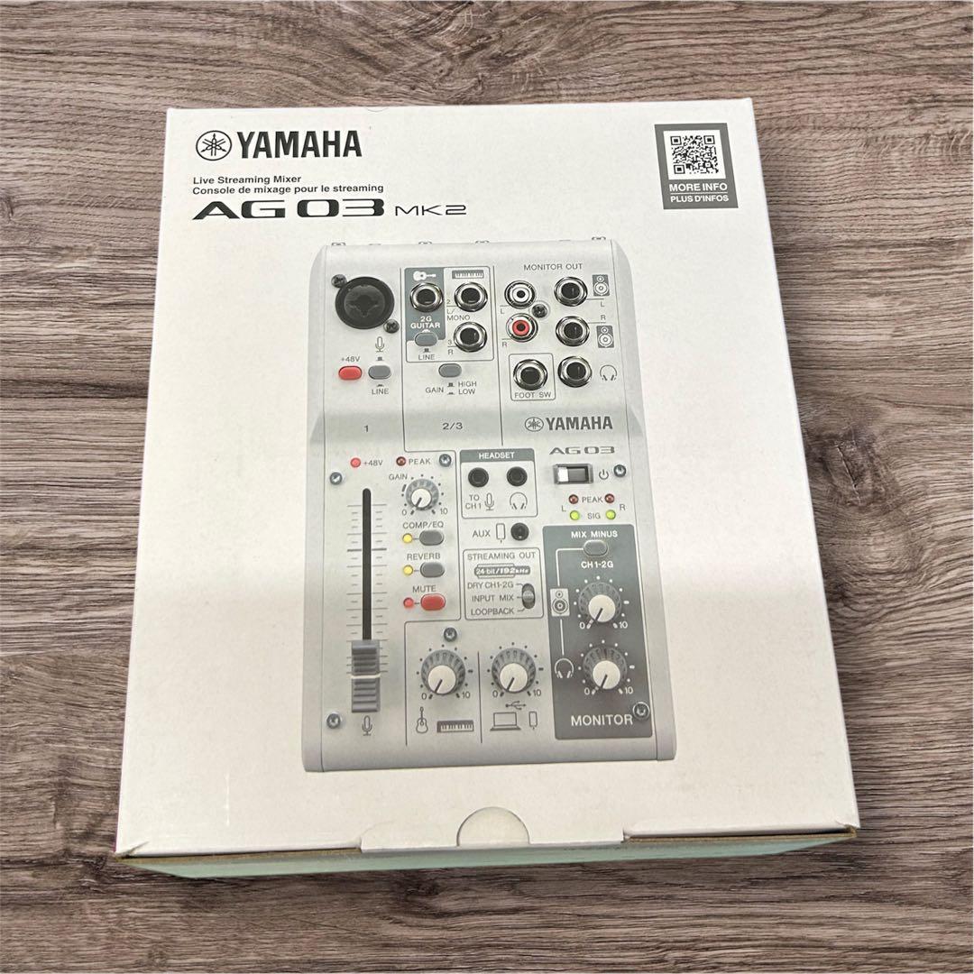 値下げ中！YAMAHA AG03 MK2 ライブストリーミングミキサー