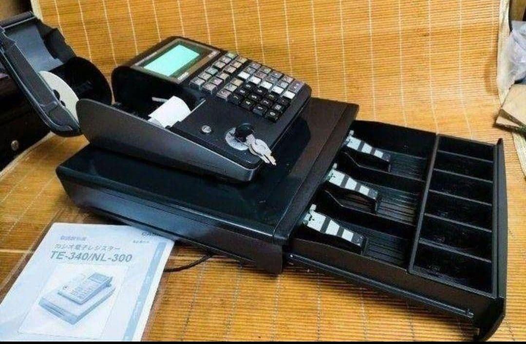 カシオレジスター　TE-340/NL300　フル設定無料　900001